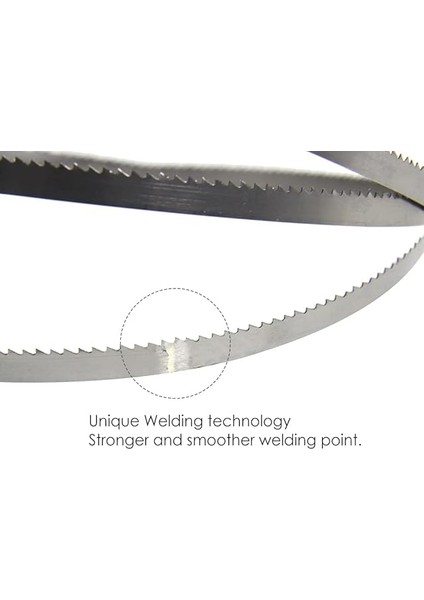 2pcs 1490MM Bandsaw Blade 58 1/2''x1/4''(6.35) X10 Tpı Woodworking Band Saw Tools Accessories indirimleri