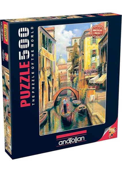 Puzzle - Venedik'te Pazar / 500 Parça, #3543