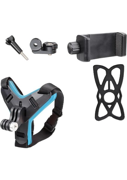 Aksiyon Kamera ve Telefon Tutucu Kask Aparatı Gezi Seyahat ve Sürüşlerde Kullanmak Için Cep Telefonu Kask Tutucu (Tüm Modeller Ile Uyumlu) X001