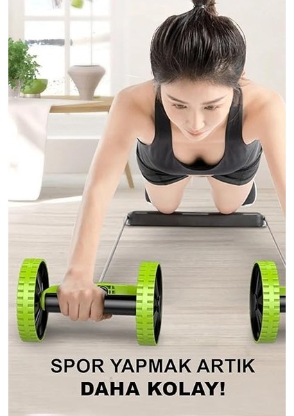 Çok Fonksiyonlu Tekerlekli Karın Bel Göbek ve Vücut Egzersiz Aleti CKS-216 fırsatları