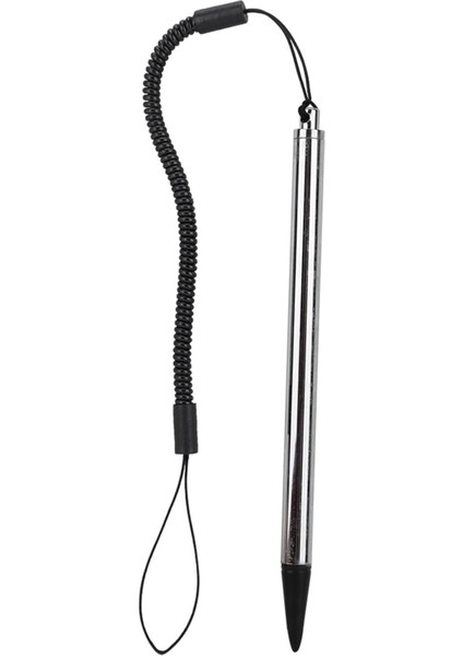 Dokunmatik Boyama Kalemi Yaylı Halatlı Kalem - Cep Telefonları, Tabletler Için Ideal - Pos, Pda, Endüstriyel Pc ile Uyumlu (Sılver)