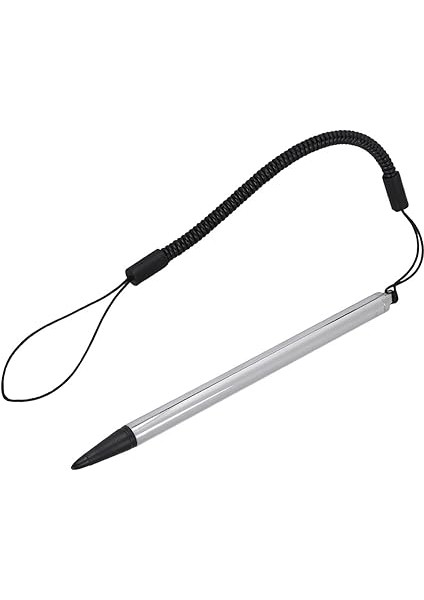 Dokunmatik Boyama Kalemi Yaylı Halatlı Kalem - Cep Telefonları, Tabletler Için Ideal - Pos, Pda, Endüstriyel Pc ile Uyumlu (Sılver) fırsatları