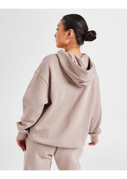Sportswear Phoenix Fleece Oversize Pullover Hoodie Kadın Kapüşonlu Bol Kesim Sweatshirt Mor fiyatları