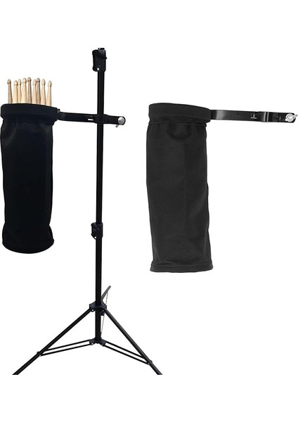 Davulcular Için 90 Derece Kelepçeli Çubuk Tutuculu Baget Konteyner Çantası, 10 Çift Depolama