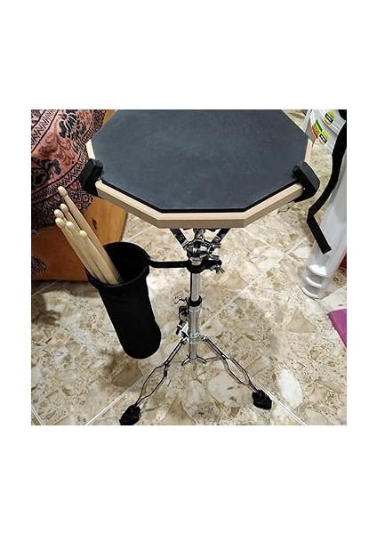 Davulcular Için 90 Derece Kelepçeli Çubuk Tutuculu Baget Konteyner Çantası, 10 Çift Depolama modelleri