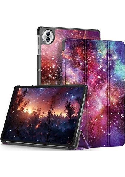 Honor Pad 10 12.1 Inç Tablet 2025 Için Kılıf, Otomatik Uyku/uyanma Fonksiyonlu Koruyucu Kılıf, Samanyolu