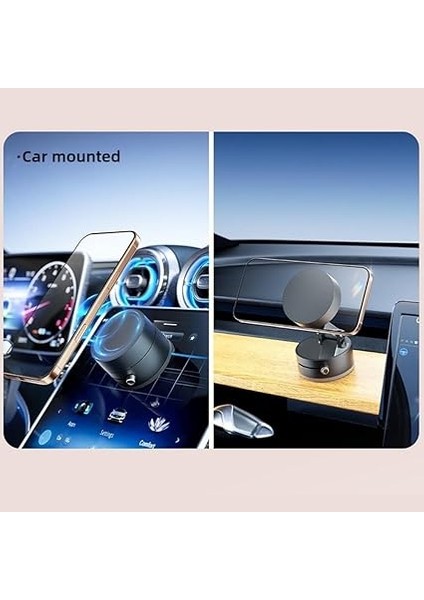 Kilitli Araç Içi Telefon Tutucu Manyetik Mıknatıslı iPhone Ile Uyumlu Ister Evde Ister Arabada Ister Mutfakta Kullanın Çıkarılan Tekrar Takılan Vakum Kilitli Yeni Nesil Tutucu (Beyaz) indirimleri