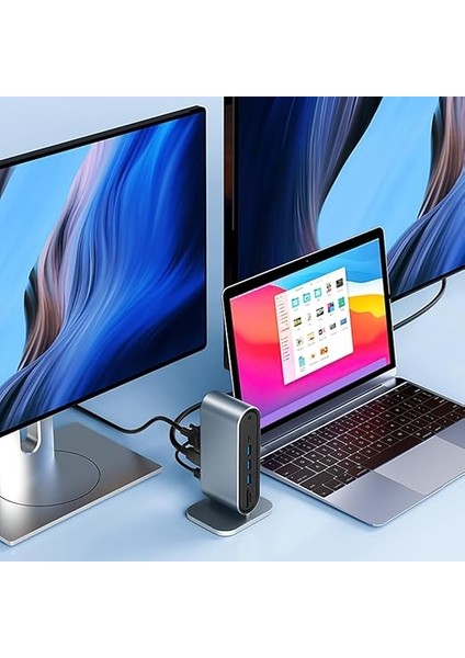 MT53 Type-C USB Adaptör Hub 12IN1 4K HDMI VGA 4AD USB 3.0 RJ45 100MBPS Sd Kart Okuyucu 3.5mm Ses 100W Pd Telefon Hızlı Şarj Aleti fiyatları