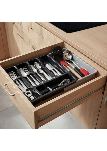 Sürgülü Açılır Kapanır Pratik Kaşıklık, Ayarlanabilir Kaşıklık, Açılık Kapanır, Ayarlanabilir ve Kullanışlı | Mutfak Düzeni Için Ideal indirimleri