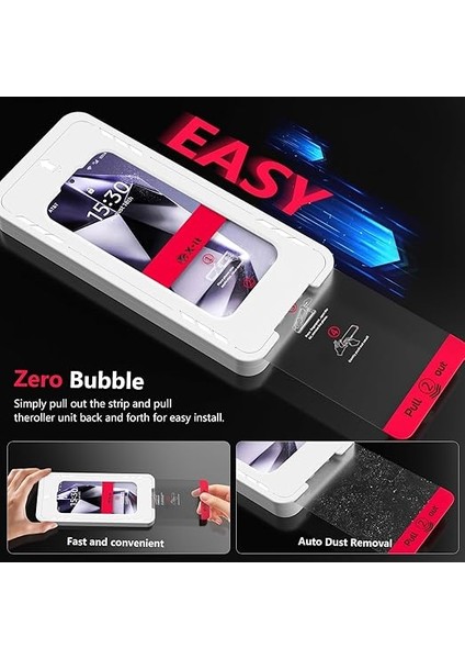 Aksesuar Samsung Galaxy S24 Plus Hayalet Ekran Koruyucu – Otomatik Hizalama, Ekstra Güçlendirilmiş Kırılmaz Cam (Galaxy S24 Plus) indirimleri