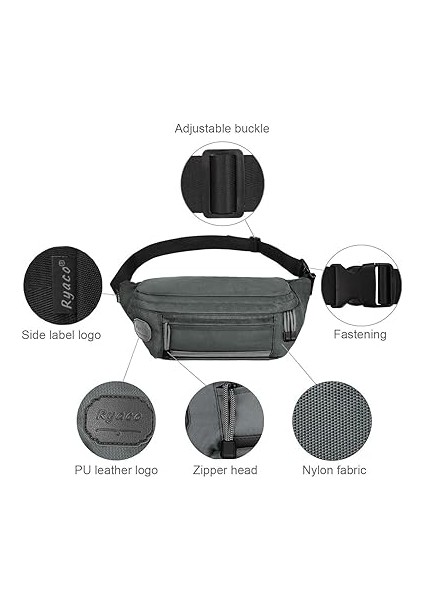 Bel Çantası, Kadın ve Erkek Için, Cep Telefonu Çantası, Seyahat, Yürüyüş, Su Geçirmez Bel Çantası, Koşu Kemeri, Koşu, Seyahat, Spor ve Tüm Dış Mekan Aktiviteleri Için modelleri