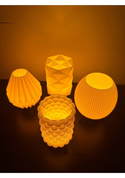 LED Işıklı Masa Lambası, Gece Lambası,dekor, Süs Yapay Mum 13CM fiyatları