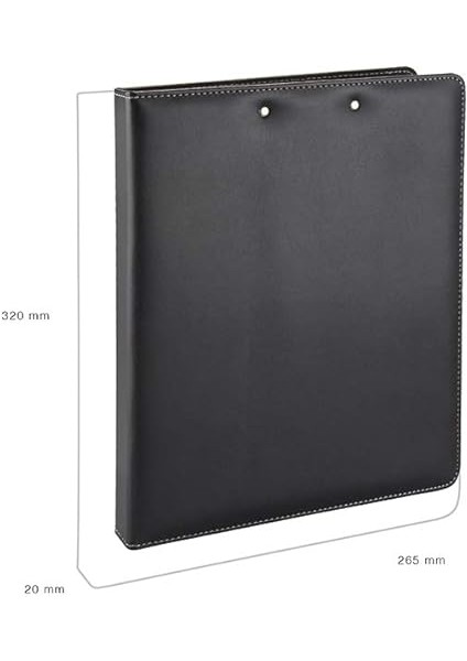 508S Suni Deri, Sekreterlik ve Kollu Sıkıştırma Mekanizmalı Klasör, Siyah, A4 modelleri