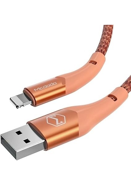 Mc Dodo Işıklı Lightnıng Data-Şarj Kablosu 1.8m Turuncu fiyatları