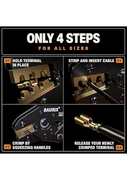 Elektrik Konnektörleri Seti 300 Parça - 2,8 mm I 4,8 mm I 6,3 mm - Saklama Kutusu - Izoleli Konnektörler - Erkek-Dişi Terminaller - Sıkma Terminalleri fiyatları