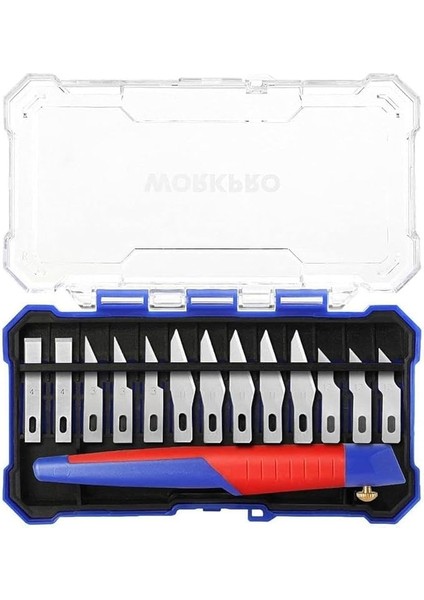 WP219005 14 Parça Profesyonel Hobi Maket Bıçağı Seti