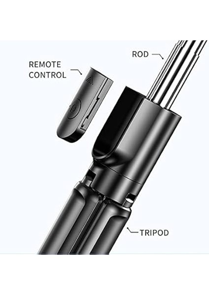 Çubuğu Tripod – 3’ü 1 Arada Bluetooth Uzaktan Kumandalı Telefon Tutucu, 360° Döner Başlık, Ios & Android Uyumlu, Vlog Youtube Tiktok Video Çekimi Için Hafif Tripod Infomax fiyatları