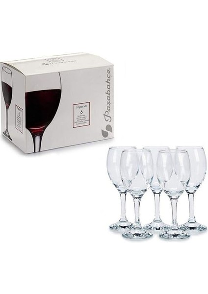 Imperıal Şarap Kadehı 250 cc 6'lı Hediyelik Kutu modelleri