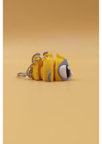 Sevimli Balık Hareketli Anahtarlık Çanta Süsü Charm modelleri