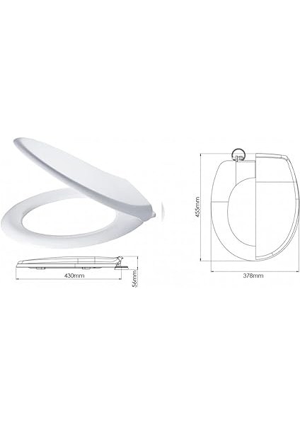 Icon Yavaş Kapanan Klozet Kapağı Non-Slip fiyatları