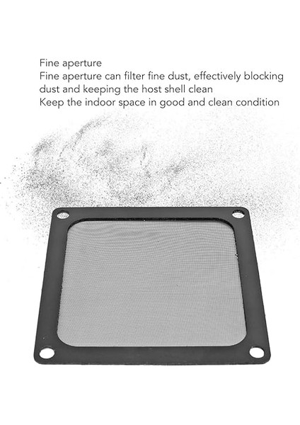 5 Adet Pc Bilgisayar Kasası Soğutucu Fan Toz Filtresi Manyetik Çerçeve Toz Geçirmez Pc Fan Toz Filtresi Örgü Siyah 80MM fırsatları