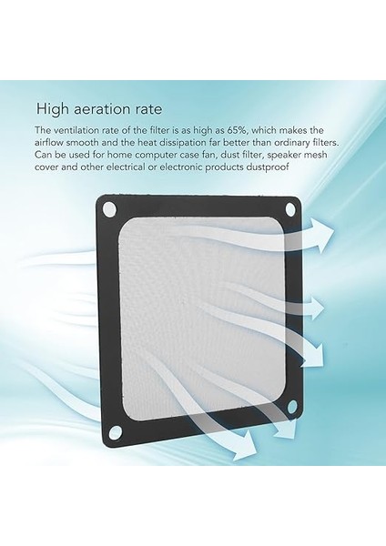 5 Adet Pc Bilgisayar Kasası Soğutucu Fan Toz Filtresi Manyetik Çerçeve Toz Geçirmez Pc Fan Toz Filtresi Örgü Siyah 80MM indirimleri