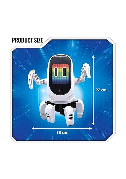 Sesli ve Işıklı Programlanabilir Octobot Robot modelleri