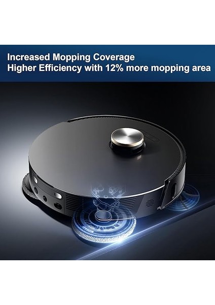 Dreame L10S Ultra, X40 Ultra Complete, L10 Prime, L20 Ultra, L10S Pro Ultra, L10S Plus, L10S Pro Robot Elektrikli Süpürge Için 8 Adet Silme Bezi, Mikrofiber Silme Pedi Aksesuar Seti fırsatları