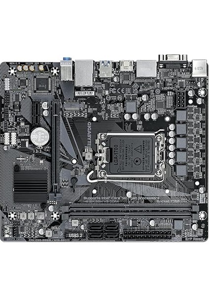 H610M S2H V3 Ddr4 Ana Kart - Intel Core 14. Cpu'ları Destekler, 4+1+1 Hibrit Dijital Vrm, 3200 Mhz'e Kadar Ddr4, 1 x Pcıe 3.0 M.2, Gbe Lan, USB 3.2 Gen 1 fırsatları