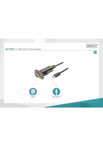 USB Seri Adaptör - RS232 Dönüştürücü - USB 2.0 Tip C - Dsub 9m - Ftdı FT232RL Yonga Seti - 1 M Bağlantı Kablosu modelleri