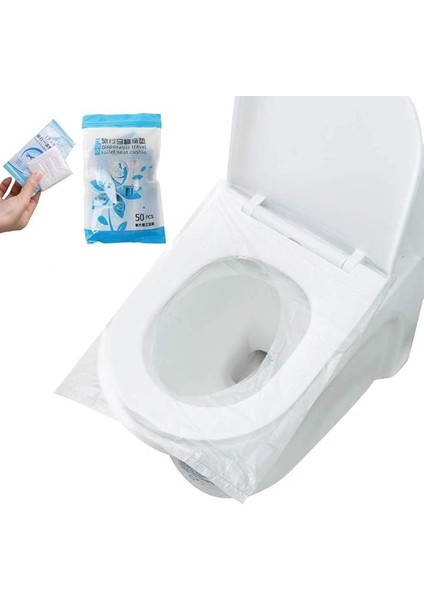 Hijyenik Tek Kullanımlık Klozet Kapağı Poşeti 50 Adet