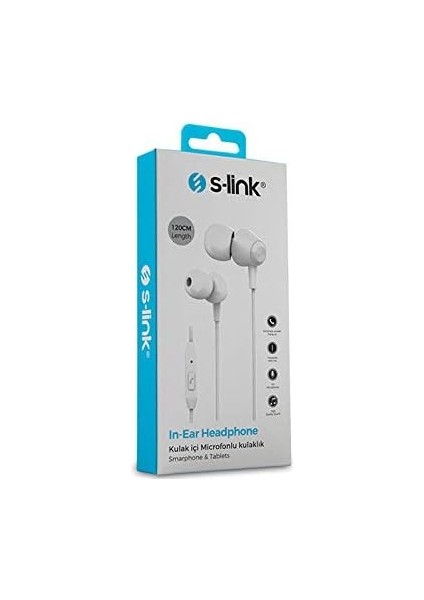 SL-KU160 Mobil Telefon Uyumlu Beyaz Kulak Içi Mikrofonlu Kulaklık fiyatları