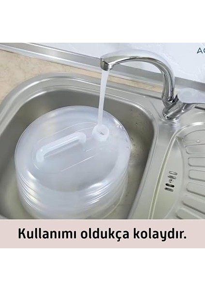 Lt Katlanabilir Musluklu Su Bidonu, Akordiyon Damacana Çeşmeli Su Torbası Plastik Piknik Kamp fırsatları