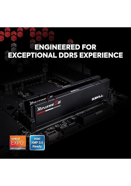 Ripjaws S5 64 GB (2X32) 6000 Mhz CL36 F5-6000J3636F32GX2-RS5K Ddr5 Ram fiyatları