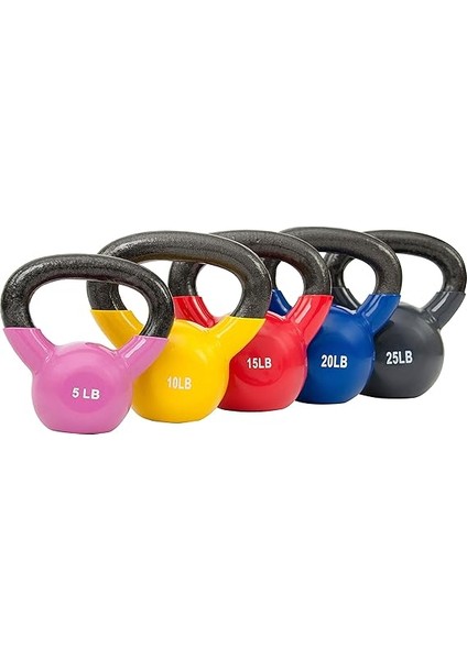 Health & Fitness Vinil Kaplamalı Kettlebell, Güç Ağırlık Antrenmanı ve Savurma Egzersizi Için indirimleri