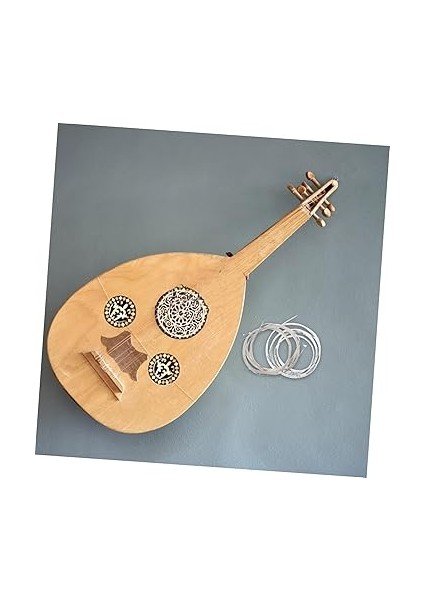 1 Set Ud Telleri Seti Gümüş Kaplamalı Bakır Alaşımlı Teller Ud Enstrüman Yedek Parçaları Ud Onarımı ve Bakımı Için indirimleri