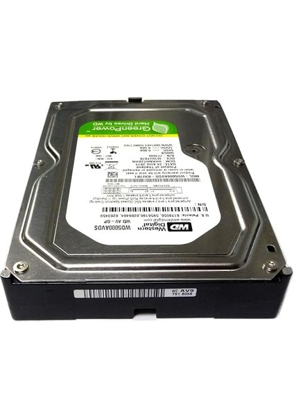 Western Digital 5000AVDS Av-Gp 500 GB Dahili Sabit Disk (8,9 cm (3,5 Inç), 7200RPM, 4,2ms, 32MB Önbellek, Sata) fırsatları