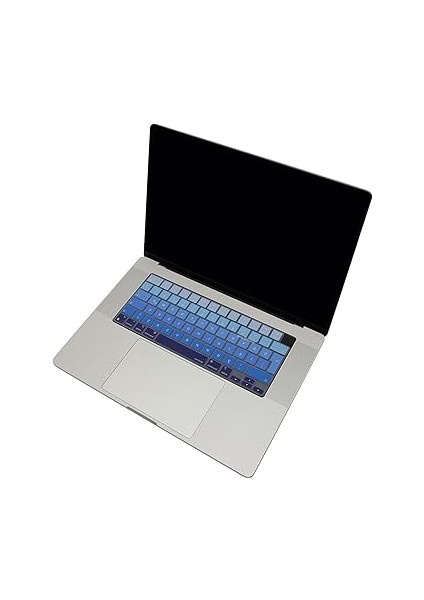 MacBook Klavye Koruyucu Türkçe Q Silikon Ombre Ince Kaymaz Yıkanabilir Air 13.6 Inç 15.3 Inç Pro 14 Inç 16 Inç M2 M3 M4 Uyumlu A3113 A3114 A3112 A3401 A3185 A3403 A3186 A2918 Lacivert Mavi indirimleri