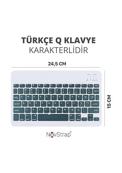 Bluetooth Klavye Mouse Seti (Türkçe Q Karakterli) Tüm Tablet ve Telefonlar ile Uyumlu Lavanta modelleri