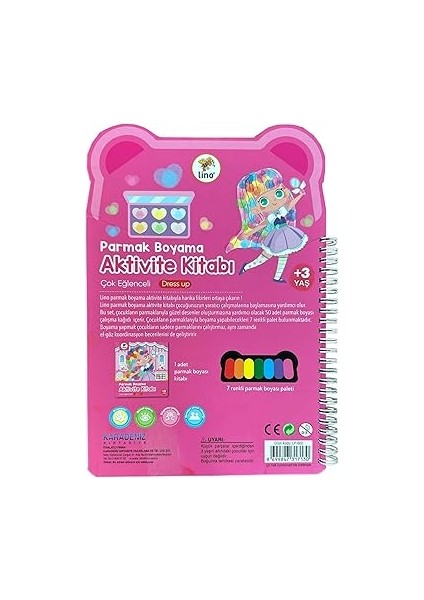 Parmak Boyama Aktivite Kitabı Dress Up fiyatları