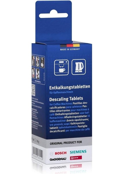 Bosch Siemens Orijinal 6 x Bosch Siemens Kireç Giderme Tableti Tassimo Bsh 310967