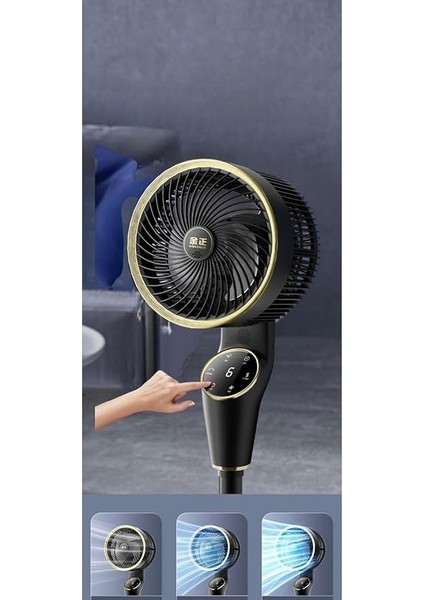 90CM Ultra Sessiz Ayaklı Vantilatör Uzaktan Kumandalı 360 Denerece Dönüş, Dijital Ekranlı Ayarlanabilir 3 Farklı Boy Masaüstü Veya Zeminde Kullanım CVR-MX45 (Siyah) indirimleri