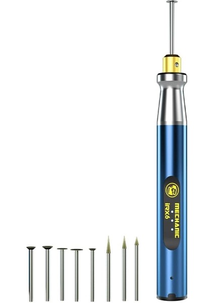 Irx6 Taşınabilir Hız Ayarlanabilir Elektrikli Taşlama Gravür Kalemi Mini Taşlama Kalemi El Taşlama Kalemi Akıllı Telefon Çip Parlatma Makinesi