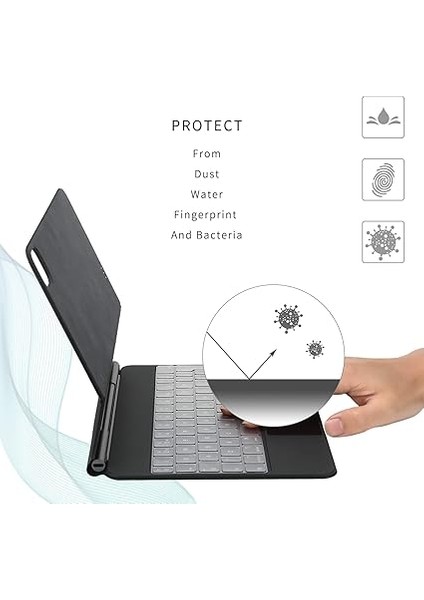 iPad Air 11 Inç (M2) Için Magic Keyboard ile Uyumlu Klavye Koruyucu Film ve iPad iPad Pro 11 Inç (1, 2, 3, 4 Nesil), iPad Air (4. ve 5. Nesil) Için Eski Magic Keyboard indirimleri