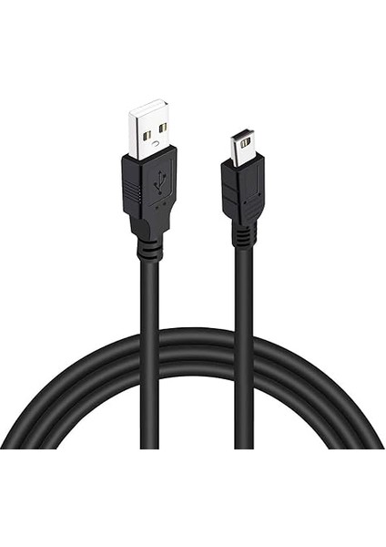 Şarj Kablosu Mini USB Şarj Kablosu Compatible For Gopro Hero 4 Gümüş Hero 4 Siyah Hero 3+ Gümüş Hero 3 + Siyah Hero 3 Beyaz Hero 3 Siyah Hero 3 Gümüş Hero 2 Hero1 2 Paket (Siyah)