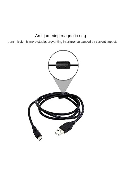 Şarj Kablosu Mini USB Şarj Kablosu Compatible For Gopro Hero 4 Gümüş Hero 4 Siyah Hero 3+ Gümüş Hero 3 + Siyah Hero 3 Beyaz Hero 3 Siyah Hero 3 Gümüş Hero 2 Hero1 2 Paket (Siyah) fırsatları