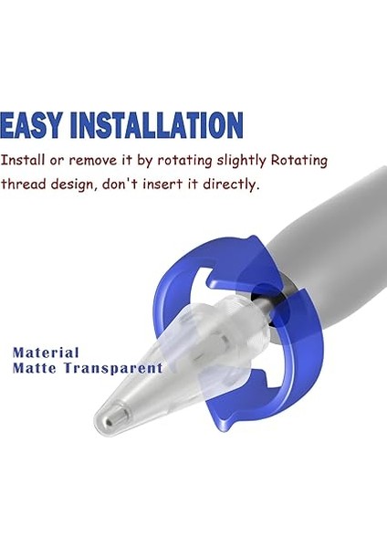 Huawei M-Pencil (2. Nesil) ile Uyumlu Uçlar - [2'li Paket] Kurşun Kalem Ucu Ucu Huawei M Pencil 2 Için - Şeffaf Uçlar indirimleri