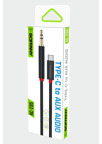 3.5 mm Jack Aux To Type-C Ses Kablosu Siyah fiyatları