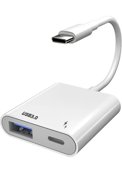 Type-C To USB 3.0 Konvertör iPhone 16 Serisi Uyumlu Samsung Xiaomi Huawei Uyumlu Çevirici Flash Disk USB Bellek Kullanak Için ZR570