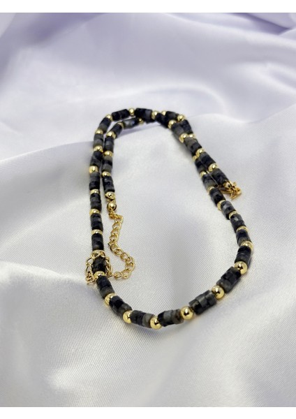 Renk Harmanı Doğal Taş Boncuk Kolye indirimleri